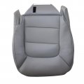 Secosautoparts Front Driver Passenger Side Bottom Replacement Microfiber Leather Seat Cover Gray Compatible With Ford