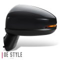 Ho1320333 Factory Style Driver Left Side Mirror Manual Folding Power Adjust Heated Glass Turn Signal Compatible With Honda Fit