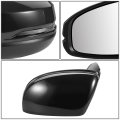 Ho1320333 Factory Style Driver Left Side Mirror Manual Folding Power Adjust Heated Glass Turn Signal Compatible With Honda Fit