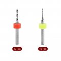 Uxcell Micro Pcb Drill Bit Set 1 8 375mm Shank 1mm 1 6mm Tungsten Carbide Tip Cnc Engraving Print Circuit Board Drilling Rotary