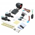 Shkalacar New Car Alarm System With 2 Door Remote Central Locking Kit Shock Sensor Immobiliser Security Antitheft Systems