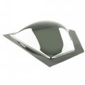 Recpro Rv Skylight Cover Bubble 24 X 12  Angled Corner Fits On Roof Over Shower Exterior Dome Resistant To Impacts High Low 