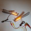 Silver Rear Passenger Footrest Rearsets Bracket With Led Turn Signal Light For 05-06 Hond Cbr600rr Mt390-011a-sr