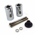 Motorcycle Frame Slider Crash Protector For 2005 2006 Kawasaki Ninja Zx-6r Zx6r Chrome P N Mt219-034a-cd 