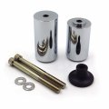 Motorcycle Frame Slider Crash Protector For 2005 2006 Kawasaki Ninja Zx-6r Zx6r Chrome P N Mt219-034a-cd