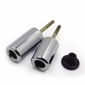 Motorcycle Frame Slider Crash Protector For 2005 2006 Kawasaki Ninja Zx-6r Zx6r Chrome P N Mt219-034a-cd