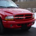 Auto Dynasty Compatible With Dodge Dakota Durango 4pcs Pair Of Black Housing Clear Corner Headlights Smoked Lens Fog Lights