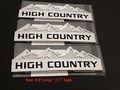 Yoaoo 3x Genuine Chrome High Country Emblem Badges Door Tailgate 3d Nameplate For Chevrolet Silverado 1500 2500hd Sierra 3500hd