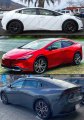 Premium Low Profile Window Visor Rain Guard Deflector Compatible For 2023 2024 Toyota Prius Prime Xw60