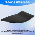Hecasa Fuel Filler Door Cover Compatible With 2015-2020 Ford Transit 150 250 350 350hd Replacement For Ck4z-61405a26-b Tank Cap