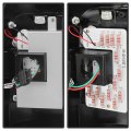 Acanii For 1997-2003 Ford F150 99-07 F250 F350 F450 Sd Black Led Tail Lights Brake Lamps Pair Set Driver Passenger