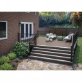 Deckorators 2-1 In X 2 39 Textured Black Aluminum Horizontal Post Kit