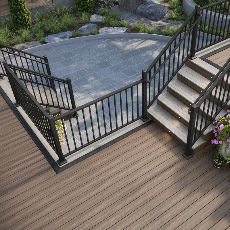 Deckorators 2-1 In X 2 39 Textured Black Aluminum Horizontal Post Kit