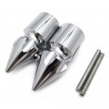 Smt-ultimate Chrome Spike Bar Ends Compatible With 1999-2014 Suzuki Hayabusa Gsxr 1300 R B00ruekeve