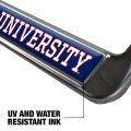 Shenandoah University Alumni Logo Full Size Standard License Plate Metal Frame