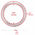 Caltric Clutch Friction Steel Plate Kit Compatible With Yamaha Banshee 350 Yfz350 1987-2006 Rz350