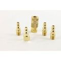 Quick Coupler 5 Pc Set Brass For Air Operated Equipment Compressor Tools 