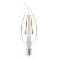 Ge Led Dusk To Dawn Light Bulbs 5w Automatic On Off Outdoor Decorative Soft White Small Base 2 Pack