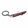 Ipick Image For Dodge Srt Black Real Carbon Fiber Logo-shape-cut Key Chain Keychain Official Licensed