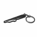 Ipick Image For Dodge Srt Black Real Carbon Fiber Logo-shape-cut Key Chain Keychain Official Licensed