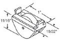 Window Roller Assembly Nylon Wheel 25 32 Diameter Package 