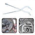 Brake Spring Pliers Tool Set Double Ended Plated Steel 7 5 Inch Drum Return Silver