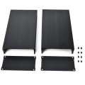 Aluminum Alloy Project Box Diy Sand Black Enclosure Electronic Case 55 X 106 200mm Professional Accessories For Use