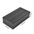 Aluminum Alloy Project Box Diy Sand Black Enclosure Electronic Case 55 X 106 200mm Professional Accessories For Use