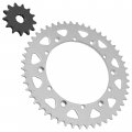 Caltric Front And Rear Sprockets Kit Compatible With Yamaha Yz125 1987 1993 1994 1995 1996