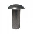 32 Dia X 3 Length Aluminum Solid Round Head Rivet Plain Finish Pack Of 100 Pieces 