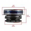 Caltric Water Pump Impeller With Seal And Type S Compatible Polaris 600 Pro-rmk 155 2013-2021