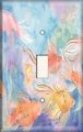 Snazzyswitch Pastel Fish Decorative Light Switch Cover Single Toggle Wall Plate 