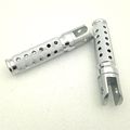 Hk Motorcycle Chrome Footrest Foot Pegs For Honda Cbr 1100xx Blackbird 600 F F2 F3 F4 F4i 600rr 900rr 929rr 954rr 1000rr