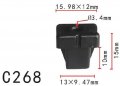 Autobahn88 Grille Screw Grommet Black Clip Compatible With Toyota Mitsubishi Oem Mb083120 Pack Of 20