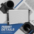 Dpi 2381 Factory Style 1-row Cooling Radiator Compatible With Daewoo Leganza Nubira 99-02 Aluminum Core