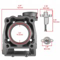 Caltric Cylinder Kit Piston Rings Gaskets Compatible With Polaris Sportsman 500 4x4 Efi 2006-2009