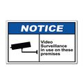 Fastasticdeals Video Surveillance Is In Use On These Premises Notice Safety Magnet Sign-qty 2-9 X 12 Inches