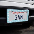 Cute Cloud Pattern License Plate Tag Frame