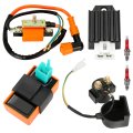 Ignition Coil Cdi Box Starter Solenoid Relay Voltage Regulator Kit For 50cc 70cc 90cc 110cc 125cc Chinese Atv Quad Go Kart Dirt 