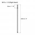 Uxcell Metric Thread Tap M10 X 1 5 H2 200mm Extra Long Straight Flute Screw Milling Machine Taps Threading Tapping Repair Tool