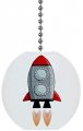 Rocket With Burner Solid Ceramic Fan Pull 