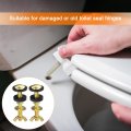 Uxcell 4pcs Toilet Tank To Bowl Bolts Repair Kit With Nuts Rubber Washers Gaskets Bathroom Screw Gold