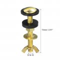 Uxcell 4pcs Toilet Tank To Bowl Bolts Repair Kit With Nuts Rubber Washers Gaskets Bathroom Screw Gold