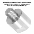 Waltyotur Woodworking Lathe Headstock Spindle Adapter Converts 1-1 4 Inch X 8 Tpi To 1 8tpi