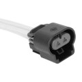 Cadillac Deville 2000 01 03 04 2005 Multi-purpose Pigtail Black With Wire Harness Female Terminal Oval Shape 2 Blade Pin Type 