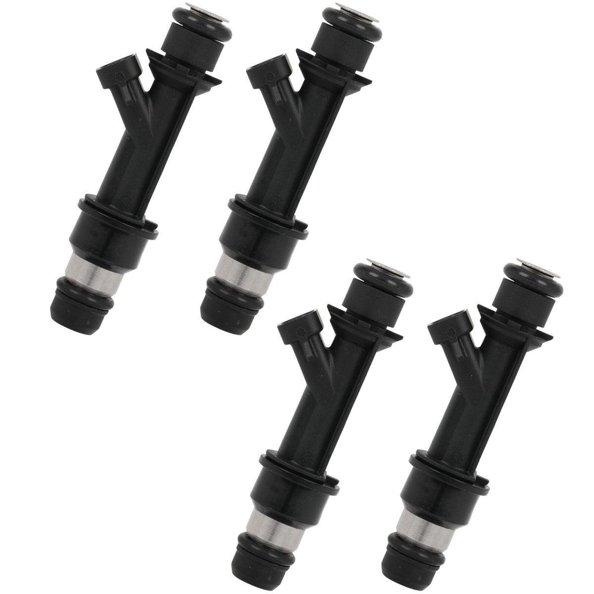 4pcs Fuel Injectors Compatible For 2004-2005 Chevrolet Aveo Pontiac Wave 2005 Wave5 Suzuki Swift Replace Fj720 Injector 4 Holes