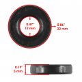 Caltric Water Pump Rebuild Kit Compatible With Yamaha 93306-00105-00 5gr-12458-00-00 5dj-12451-00-00 90201-08512-00