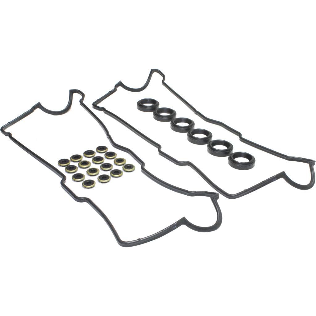 Toyota Tundra Valve Cover Gasket Set 2001 To 2004 Rubber Material Gas Fuel Injection Dual Overhead Cam With Grommets And Spark