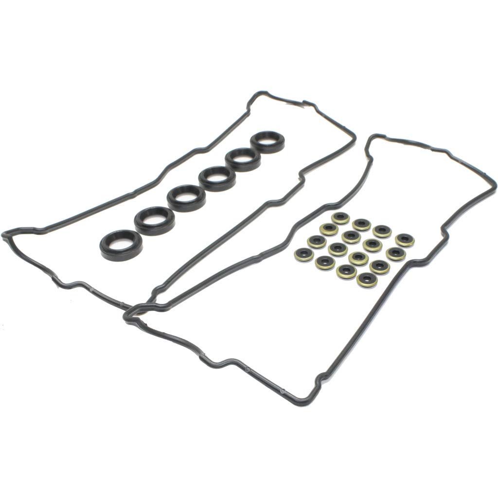Toyota Tundra Valve Cover Gasket Set 2001 To 2004 Rubber Material Gas Fuel Injection Dual Overhead Cam With Grommets And Spark