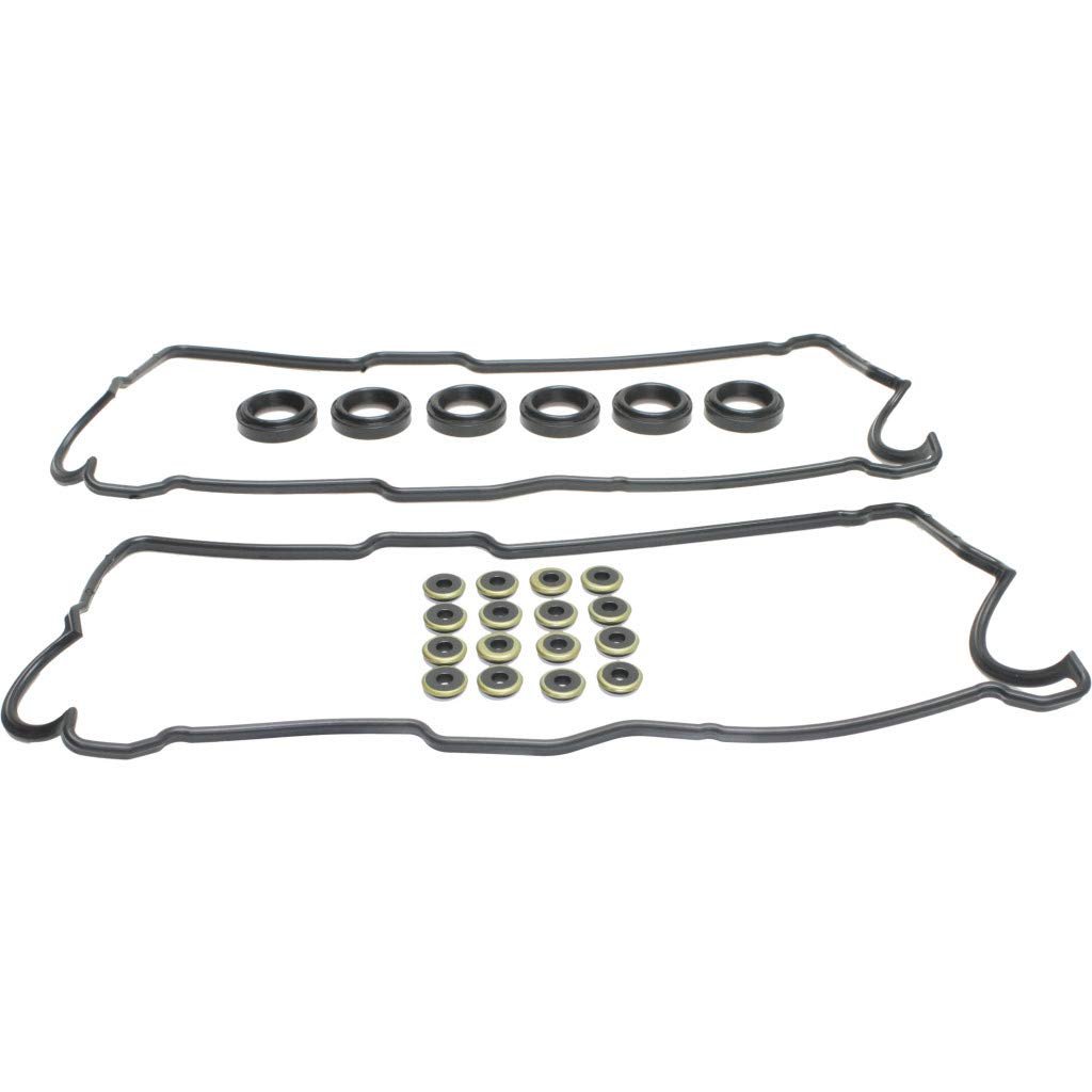 Toyota Tundra Valve Cover Gasket Set 2001 To 2004 Rubber Material Gas Fuel Injection Dual Overhead Cam With Grommets And Spark